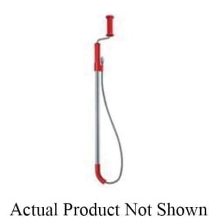 RIDGID® 59787 K-3 Heavy Duty Toilet Auger With Bulb Head, Tri-Wrap Cable, 3 ft L Cable, Ergonomic Handle