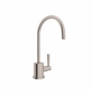 Rohl® U.1601L-STN-2 Filter Faucet, Perrin & Rowe® Contemporary, 0.5 gpm Flow Rate, Swivel Spout, Satin Nickel, 1 Handles