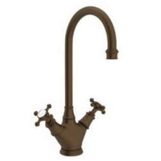 Rohl® U.4703X-EB-2 Bar/Food Prep Faucet, Perrin and Rowe®, English Bronze, 2 Handles, 1.8 gpm