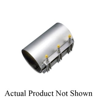 Romac® 111-07001200 SS1 1-Section Pipe Repair Clamp, 6 in Pipe, 304 Stainless Steel, Domestic