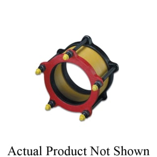 Romac® 201-E08B 501 End Ring, 8 in Nominal, Ductile Iron, Painted, Domestic