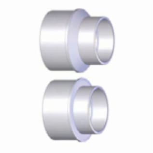 ROYAL P1205 P Series, 4 x 2 in nominal, Solvent Sewer Spigot x Solvent DWV Hub end style, SDR 35, PVC