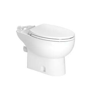 Saniflo® 087 Toilet Bowl, White, Elongated Front Shape, 16-3/4 in H Rim, 3 in Trapway