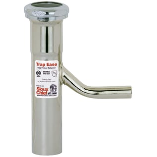Sioux Chief LongBranch™ 206-096 Trap Primer Tailpiece, 1-1/2 in Pipe, 6 in L, 20 ga, Slip Joint Connection, Brass, Domestic