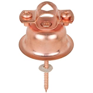 Sioux Chief 508-2PK Overhead Bell Hanger, 1/2 in CTS Pipe, Steel, Copper Plated