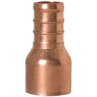 Sioux Chief 644X2 1-Piece Straight Adapter, 1/2 in, F1807 PowerPEX® Crimp™ x Female C, Copper, Domestic