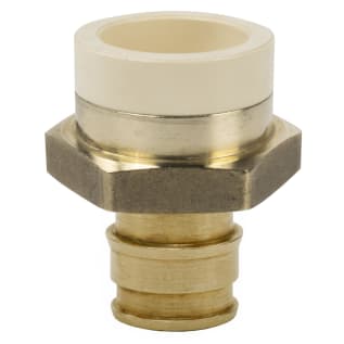 Sioux Chief PowerPEX® 645WGC2 Straight Adapter, 1/2 in, CPVC x F1960 PEX Grip™, Brass, Domestic