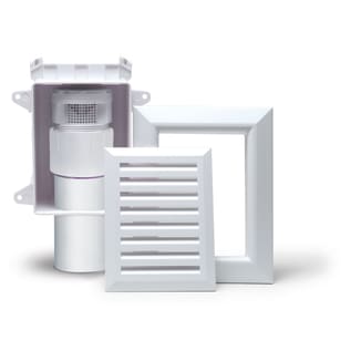 Sioux Chief 696-12P Air Admittance Valve With Adapter and OX Box Kit, 2 in, Thread x Hub Adapter, ABS Body