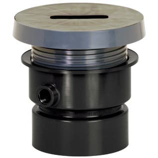 Sioux Chief FinishLine™ 834-4AF Adjustable On-Grade Rough-In Cleanout With Coring Plug, 4 in Cleanout, ABS