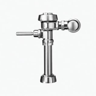 Sloan® 3910168 111 Single-Flush Manual Exposed Flushometer, Royal®, 1.28 gpf Flush Rate, 1 in IPS Inlet, 1-1/2 in Spud, 15 to 80 psi Pressure, Polished Chrome, Domestic