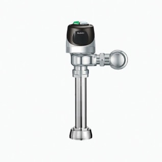 Sloan® 3370400 8111-1.6/1.1 Dual-Flush Sensor Exposed Flushometer, ECOS®, Power Source: Battery, 1.6/1.1 gpf Flush Rate, 1 in IPS Inlet, 1-1/2 in Spud, 15 to 80 psi Pressure, Polished Chrome, Domestic