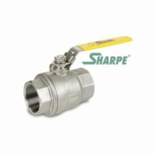 Sharpe® SV50M76020 50M76 2-Piece Ball Valve, 2 in Nominal, FNPT End Style, 316 Stainless Steel Body, Full Port, RTFE/PTFE Softgoods