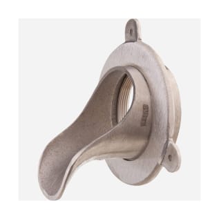 Smith® 1770T04RB Flange Downspout Nozzle, For Use With Roof Drains, 4 in Dia Pipe, Threaded Outlet, Cast Bronze