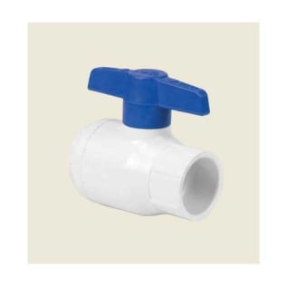 Spears® 2622-020 Utility Ball Valve, 2 in Nominal, Socket End Style, PVC Body, EPDM Softgoods, Domestic