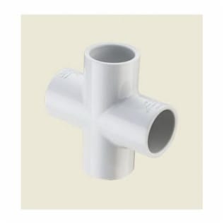 1" S40 PVC SLIP CROSS 420-010