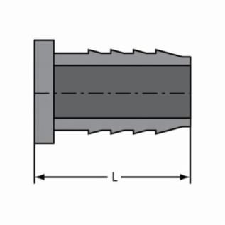 Spears® 1449-020 Plug, 2 in Nominal, Insert End Style, PVC, Domestic