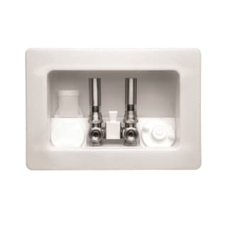 Specialty Products™ Kahuna™ OB-2161-C Assembled Outlet Box With Condensate Hammer Arrester Valves, For Use With Specialty Products™ Washing Machine, Plastic, White