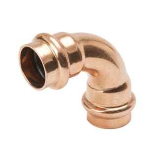 Streamline® PRS™ PF 02722 Long Radius 90 deg Small Elbow, 1/2 in Nominal, Press End Style, Wrought Copper