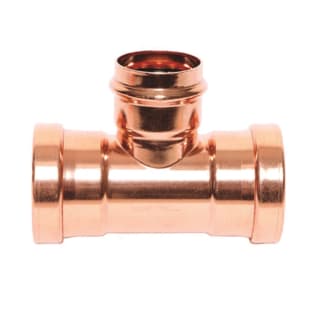 Streamline® PRS™ PF 40200 Large Tee, 4 in Nominal, Press End Style, Wrought Copper