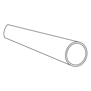 System 1738® 394000 Plain End FGV Pipe, PVC, 2 in Dia x 10 ft L, Domestic