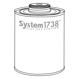System 1738® 397042 Low VOC FGV Primer, For Use With PVC and CPVC Plastic Pipe, Yellow, 1 pt