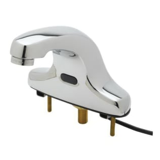 Equip 5EF-2D-DS-VF05 Equip Electronic Sensor Faucet, 0.5 gpm Flow Rate, 4 in Center, Integral Spout, 3/8 in Outlet Hose, Polished Chrome