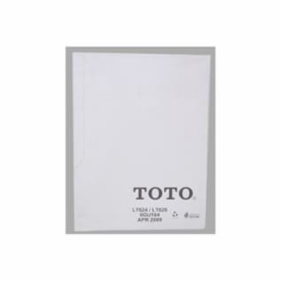 Toto® 0GU164 Mounting Template, For Use With Aimes® LT624, LT626 Under Counter Lavatory
