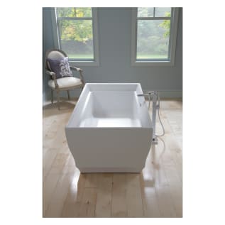 Toto® ABF626N#01DPN Aimes® Modern Bathtub, Rectangle Shape, 71-1/2 in L x 36-3/16 in W, Center Drain, Cotton White, Domestic