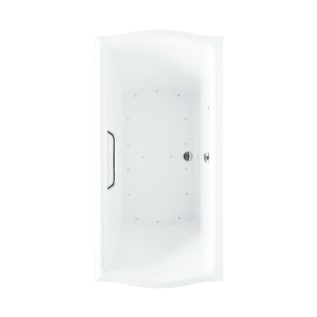 Toto® ABR789S#01N Clayton™ Right Blower Bathtub, Air Bath, Rectangle Shape, 66 in L x 36 in W, Center Drain, Cotton White