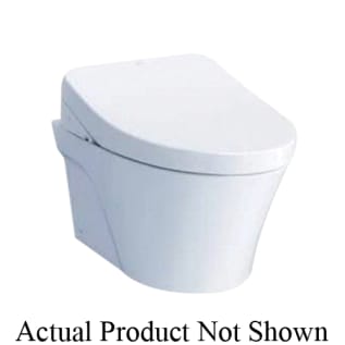 Toto® CT426CFGT40#01 Skirted Design Toilet With CEFIONTECT® Ceramic Glaze and WASHLET®+, AP, Elongated Bowl, 12 in Rough-In, 0.9/1.28 gpf, Cotton White, Import