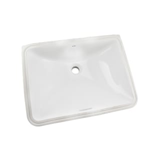 Toto® LT1535G#01 Bathroom Sink With CEFIONTECT® Ceramic Glaze, Rectangle Shape, 14.9375 in L x 19.6875 in W x 8.15 in H, Undermount Mounting, Vitreous China, Cotton White, Import