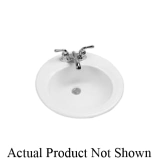 Toto® LT402.8#01 Self-Rimming Lavatory With Consealed Front Overflow, Round Shape, 8 in Faucet Hole Spacing, 19-1/2 in W x 19-1/2 in D, Drop-In Mount, Vitreous China, Cotton