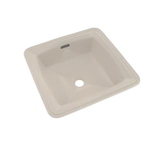 Toto® LT491G#12 Connelly® Modern Lavatory Sink With Rear Overflow, Connelly®, Squared Shape, 17 in W x 17 in D, Undercounter/Wall Mount, Vitreous China, Sedona Beige, Domestic