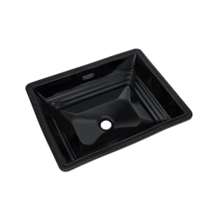 Toto® LT533#51 Promenade® Lavatory Sink With Rear Overflow, Rectangle Shape, 20-1/2 in W x 16-1/2 in D, Undercounter/Wall Mount, Vitreous China, Ebony, Domestic