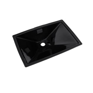 Toto® LT931#51 Lloyd™ Contemporary Lavatory Sink With Rear Overflow, Rectangle Shape, 23 in W x 16 in D, Undercounter/Wall Mount, Vitreous China, Ebony, Domestic