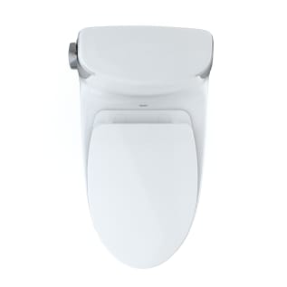 Toto® MS604124CEFG#01, UltraMax® II, Elongated Bowl, 16-1/8 in H Rim, 12 in Rough-In, 1.28 gpf Flush Rate, Cotton White, Import