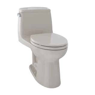 Toto® MS854114S#03 MS854114S, UltraMax®, Elongated Bowl, 15-11/16 in H Rim, 12 in Rough-In, 1.6 gpf Flush Rate, Bone, Domestic