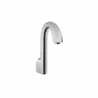 Toto® TEL165-D10E#CP EcoPower® Single Supply Self-Adjusting Electronic Sensor Faucet Kit, Commercial, 0.5 gpm Flow Rate, 6-1/2 in H Spout, Polished Chrome, Function: Touchless
