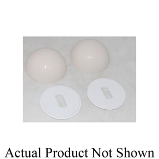 Toto® THU167#01 Bolt Cap and Washer Set, For Use With Mercer™ ST755S 2-Piece Toilet, Cotton