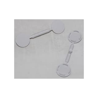 Toto® THU511#04 Bolt Cap Set, For Use With SoftClose® SS114/SS113/SS154 Traditional Elongated Toilet Seat, Gray