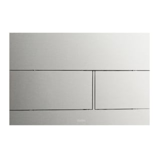 Toto® YT980#SS Rectangular Dual Flush Pushbutton Plate, For Use With DuoFit® Model WT171M, WT172M, WT173M and W173MA In-Wall Tank System, Plastic, Brushed Stainless Steel, Import
