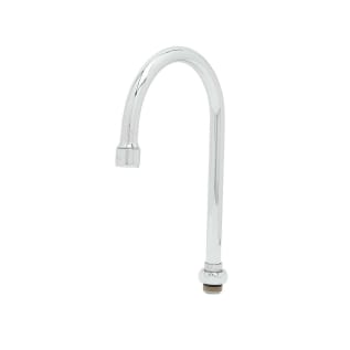 T & S 133X Swing Gooseneck With Stream Regulator Outlet, For Use With T&S Swivel Outlet Faucet, Brass, Polished Chrome, Import