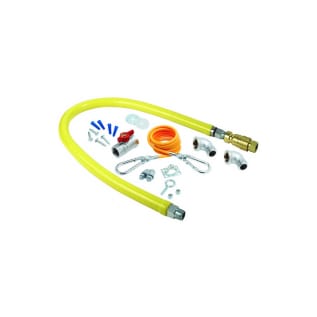 Safe-T-Link HG-4D-48K Gas Appliance Connector, 3/4 in Nominal, MNPT End Style, 180000 Btu/hr Flow Rate, 48 in L, Domestic