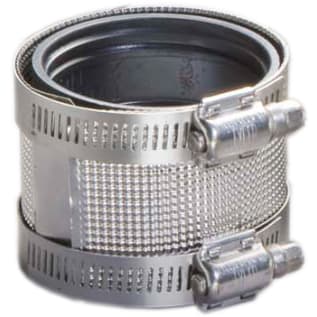 Tyler Pipe 006206 Pipe Coupling, 1-1/2 in Nominal, No-Hub End Style, Cast Iron