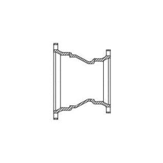 TYLER UNION® 077626 Compact Reducer, 6 x 4 in Nominal, Mechanical Joint End Style, 350 psi Working Pressure, Ductile Iron