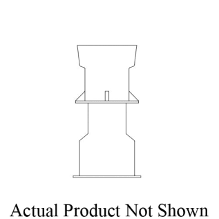 TYLER UNION® 112228 Valve Box Top Only Without Lid, For Use With 6855 2-Piece Slip Type Valve Box, Cast Iron