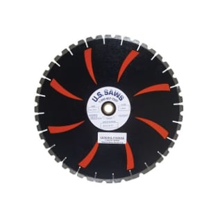 U.S.SAWS DXX14125 Premium Dos Seggie Blade, 14 in Dia Blade, 1/8 in W, 1 in/20 mm Arbor/Shank