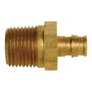 Uponor LF4525075 Male Adapter, 1/2 x 3/4 in, PEX x MNPT, Brass, Domestic
