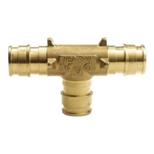 Uponor LF4707575 Tee, 3/4 in, ProPEX®, Brass, Import