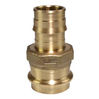 Uponor LFP4511515 ProPEX® Press Adapter, 1-1/2 x 1-1/2 in Nominal, PEX x Copper End Style, LF Brass, Domestic